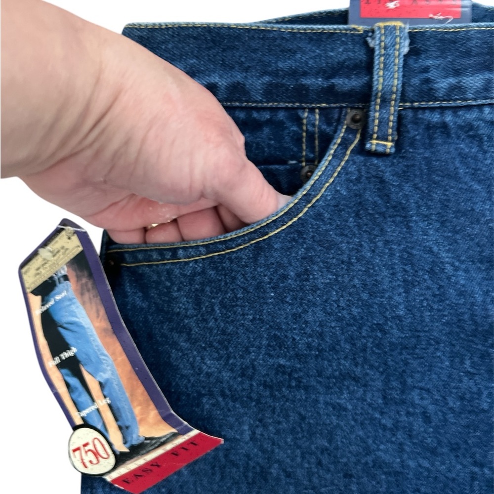 Bugle Boy 750 Men’s Vintage Cotton Easy Fit Tapered Leg Jeans Size 31 NEW - Picture 5 of 12